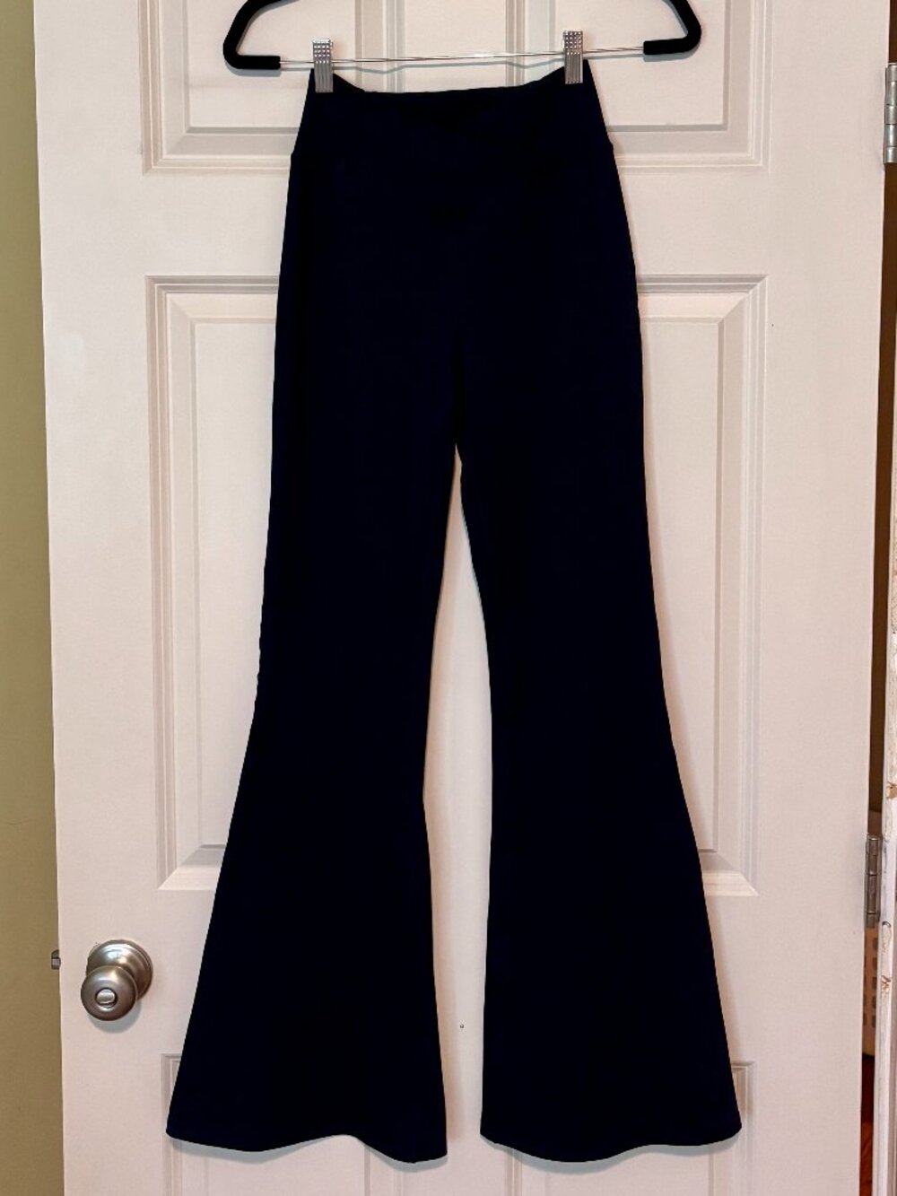 Halara Crossover Flare Leggings Deep Navy High Waisted • Size S - Picture 2 of 6